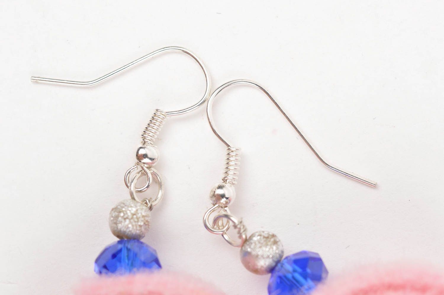 Handmade wool earrings felted accessories woolen felting jewelry gift for girls photo 4