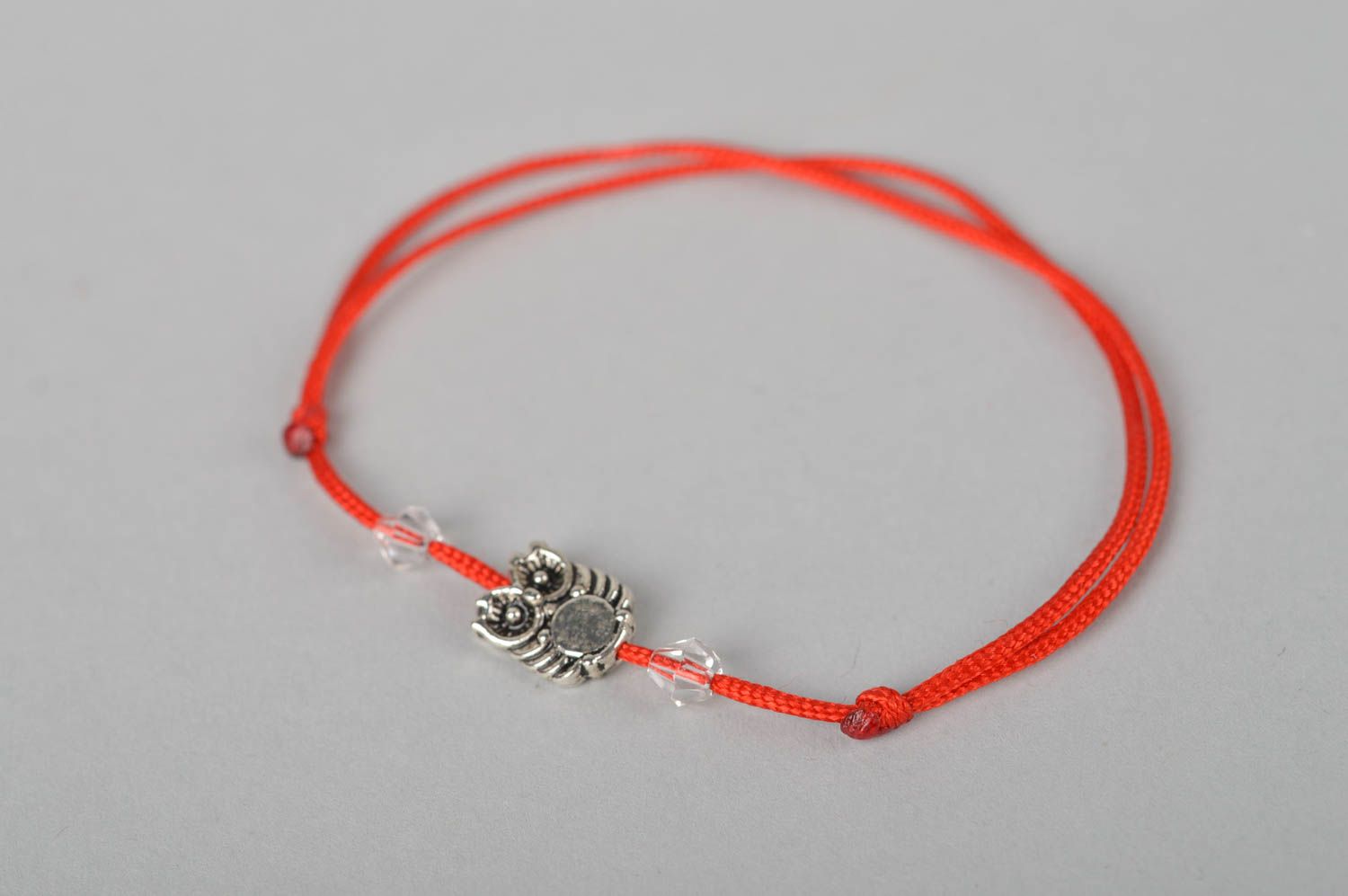 Handmade accessories beautiful wrist bracelet with owl bead designer bracelet    photo 3