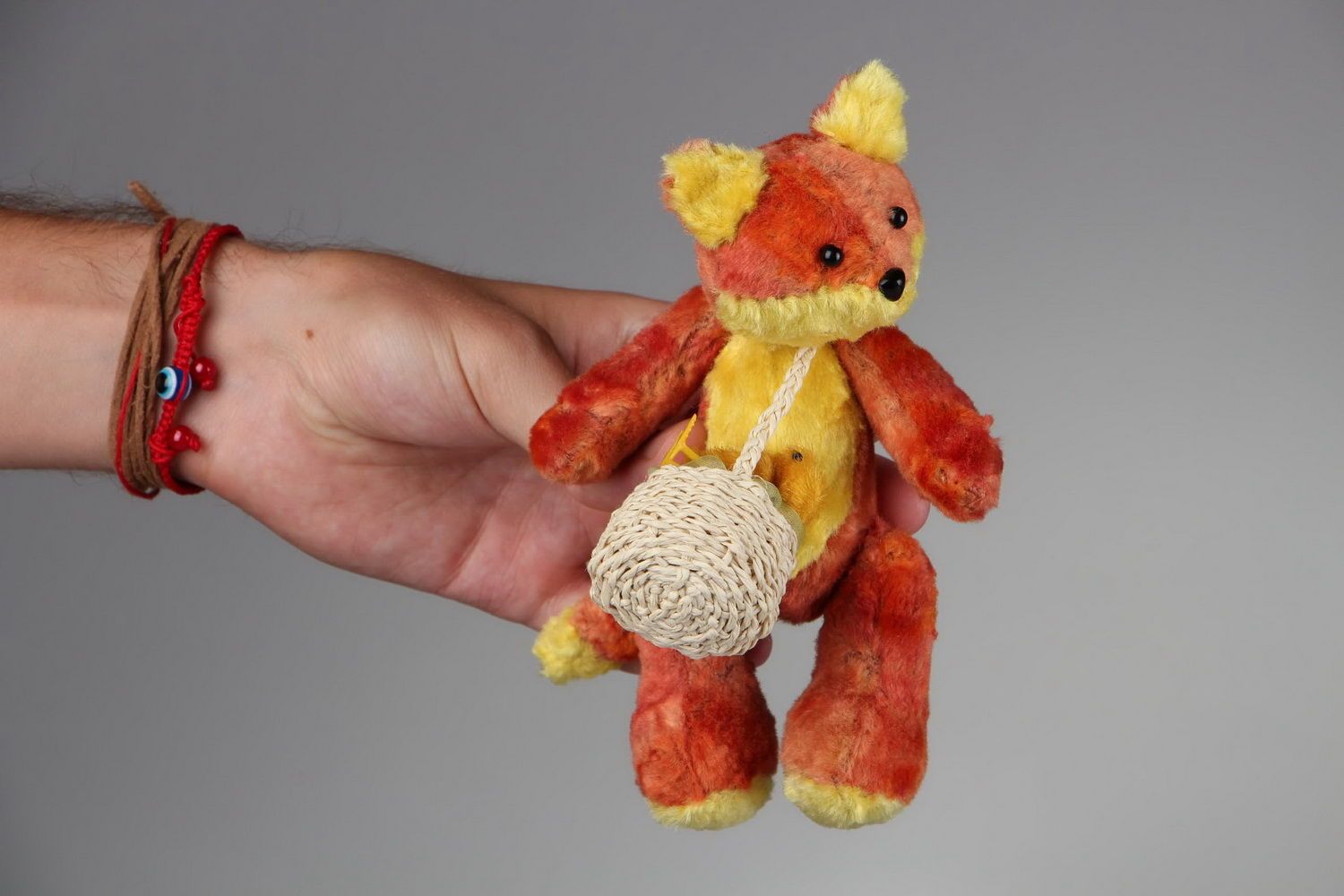 Soft toy made from vintage plush Fox photo 4