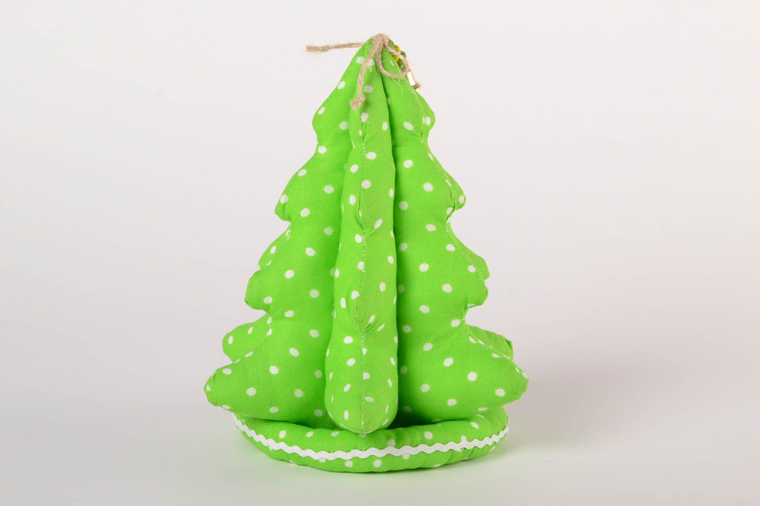 Künstliches Weihnachtsbaum handmade Stoff Kuscheltier originelles Geschenk foto 1