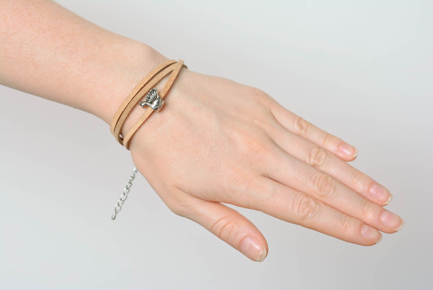 Handmade Wildleder Armband Schnur Armband Damen Schmuck Geschenk für Frauen foto 4