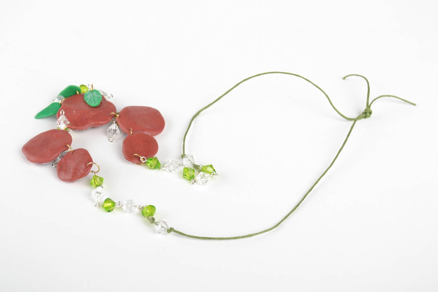 Kette mit Anhänger handmade Damen Halskette Halsschmuck für Damen Geschenk Ideen foto 2