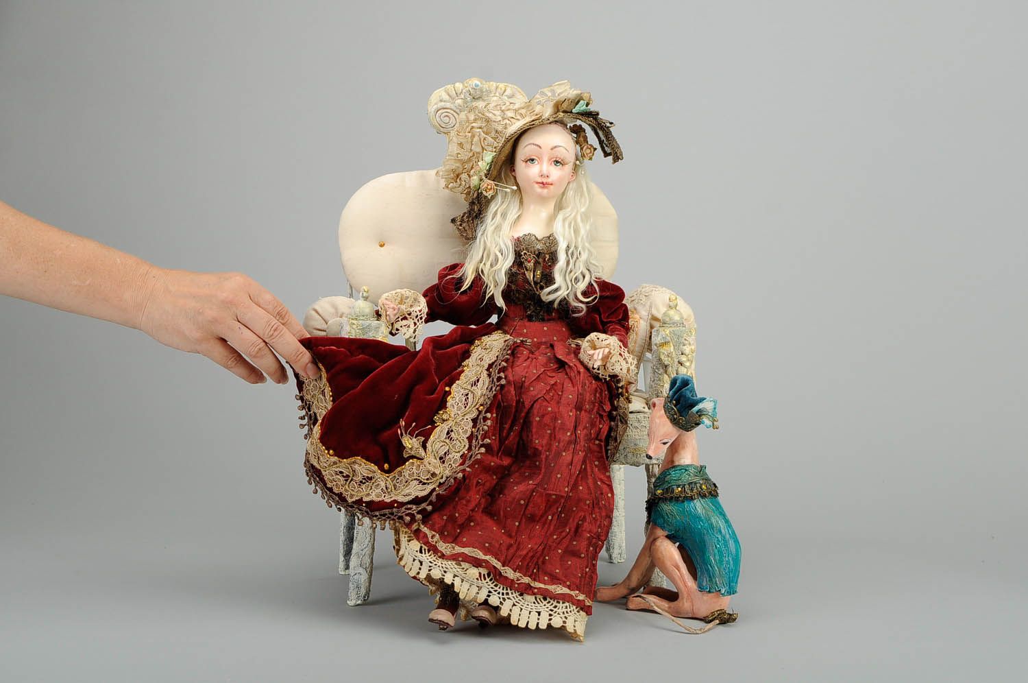 Авторская кукла Гобеленовая принцесса фото 2