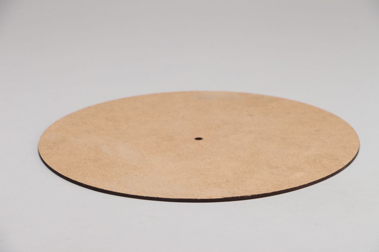 Handmade round fiberboard blank for clock photo 3