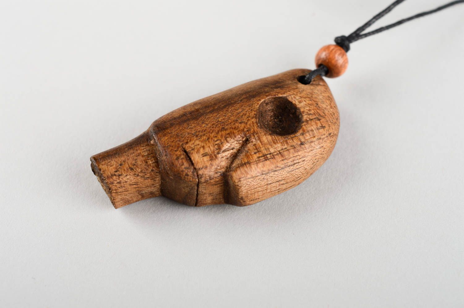 Unusual handmade wooden pendant neck pendant wood craft costume jewelry photo 3