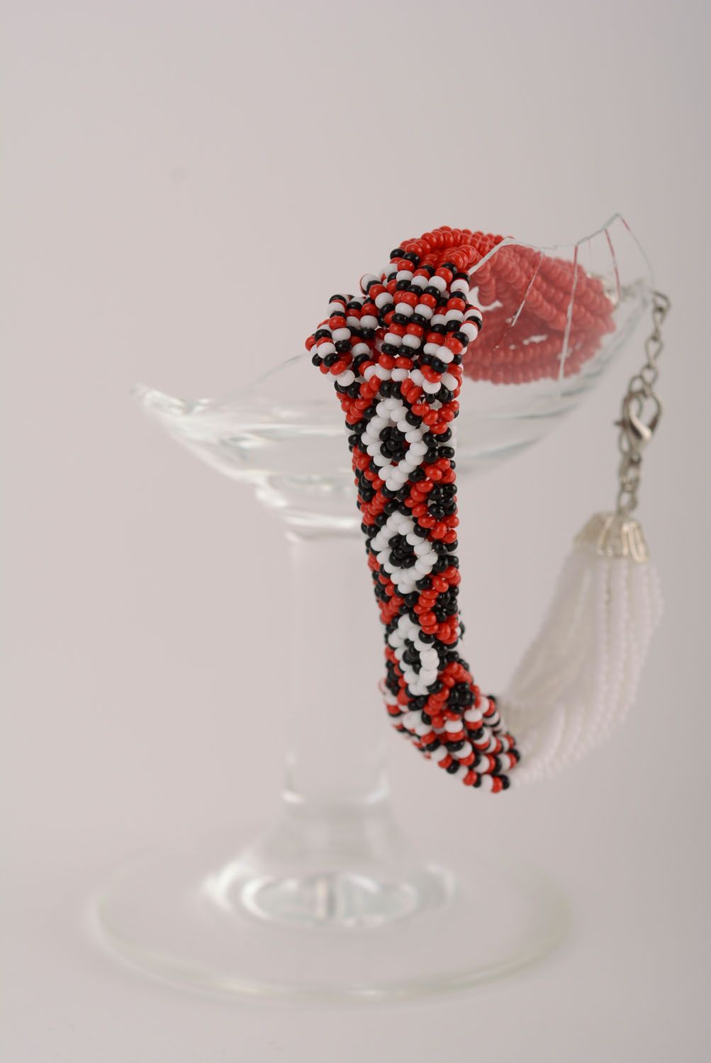 Плетеный браслет женский Этно фото 1