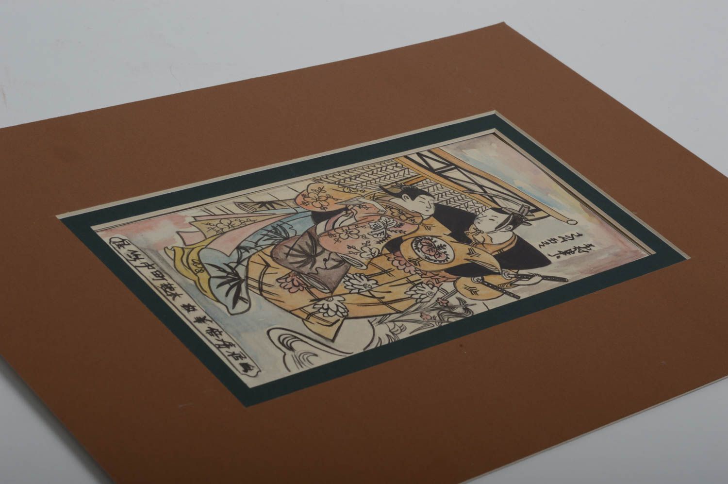 Deko Bild handmade Gemälde modern Deko für Wohnzimmer Papier Bild ungewöhnlich foto 3