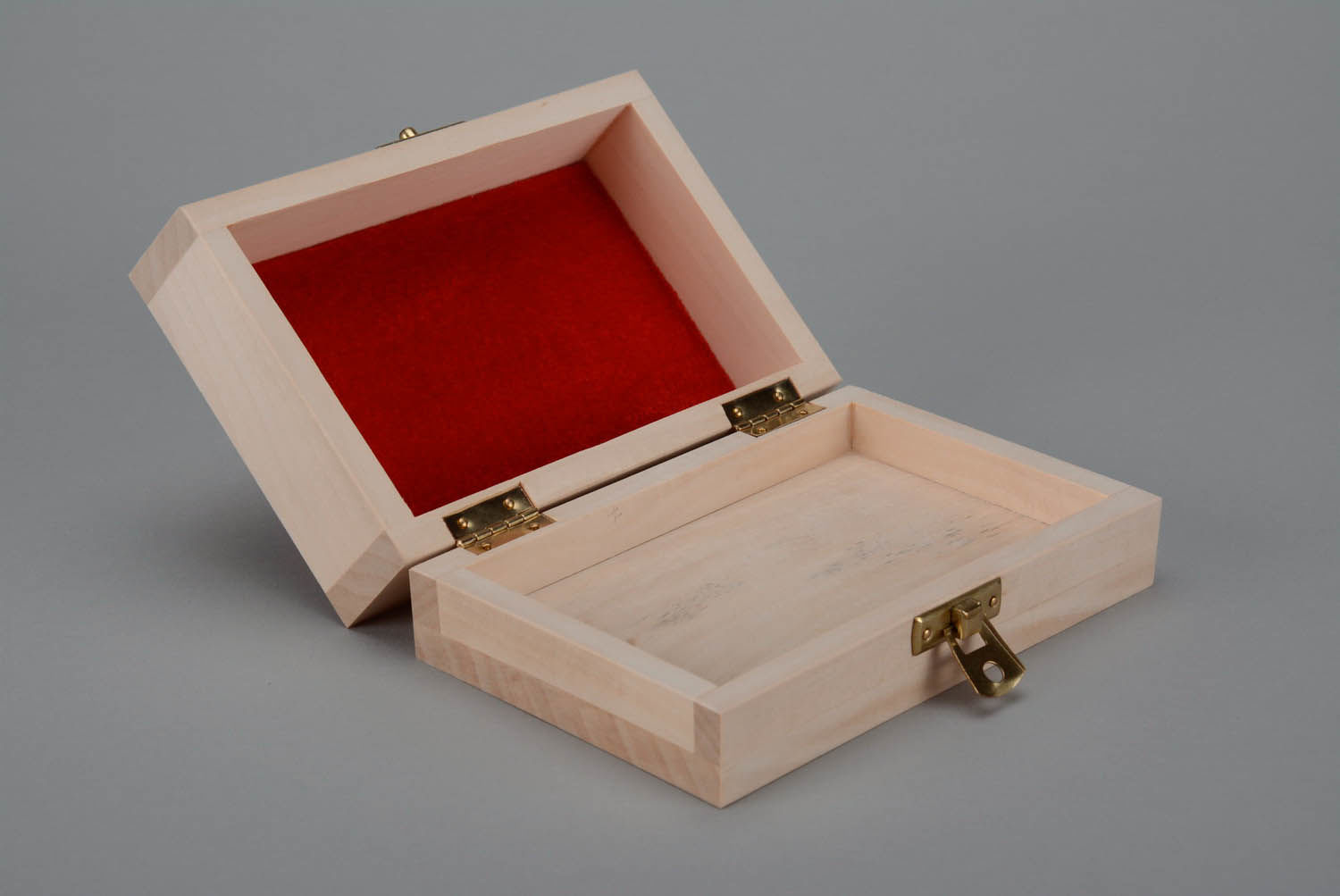 The blank box with velvet trim photo 1