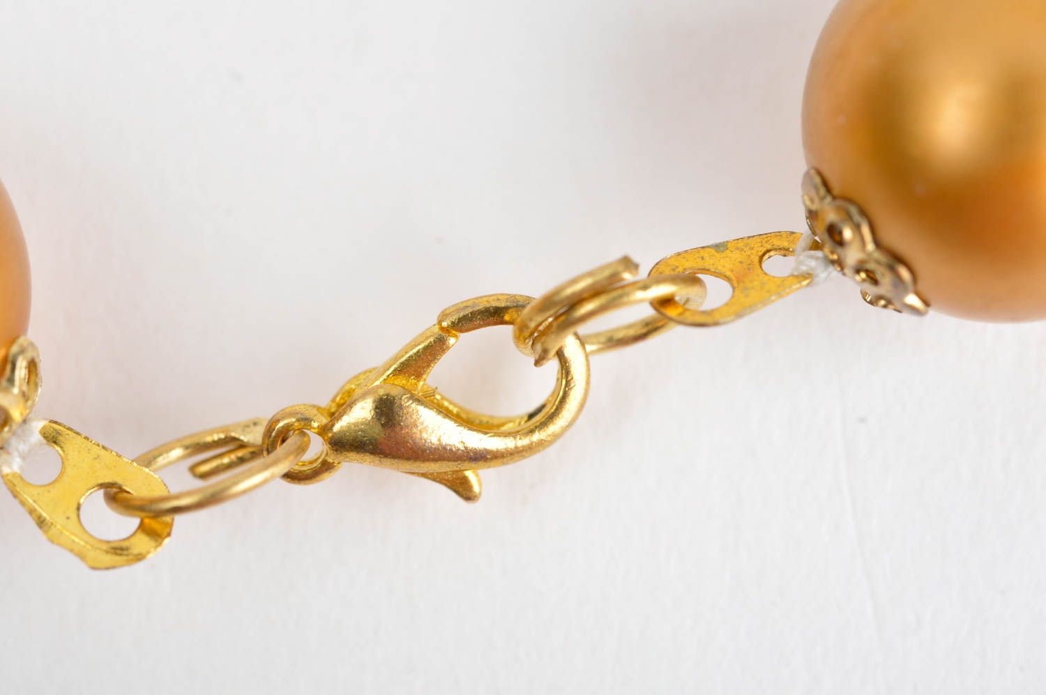Collana di perline e perle fatta a mano da donna di moda bigiotteria originale foto 4