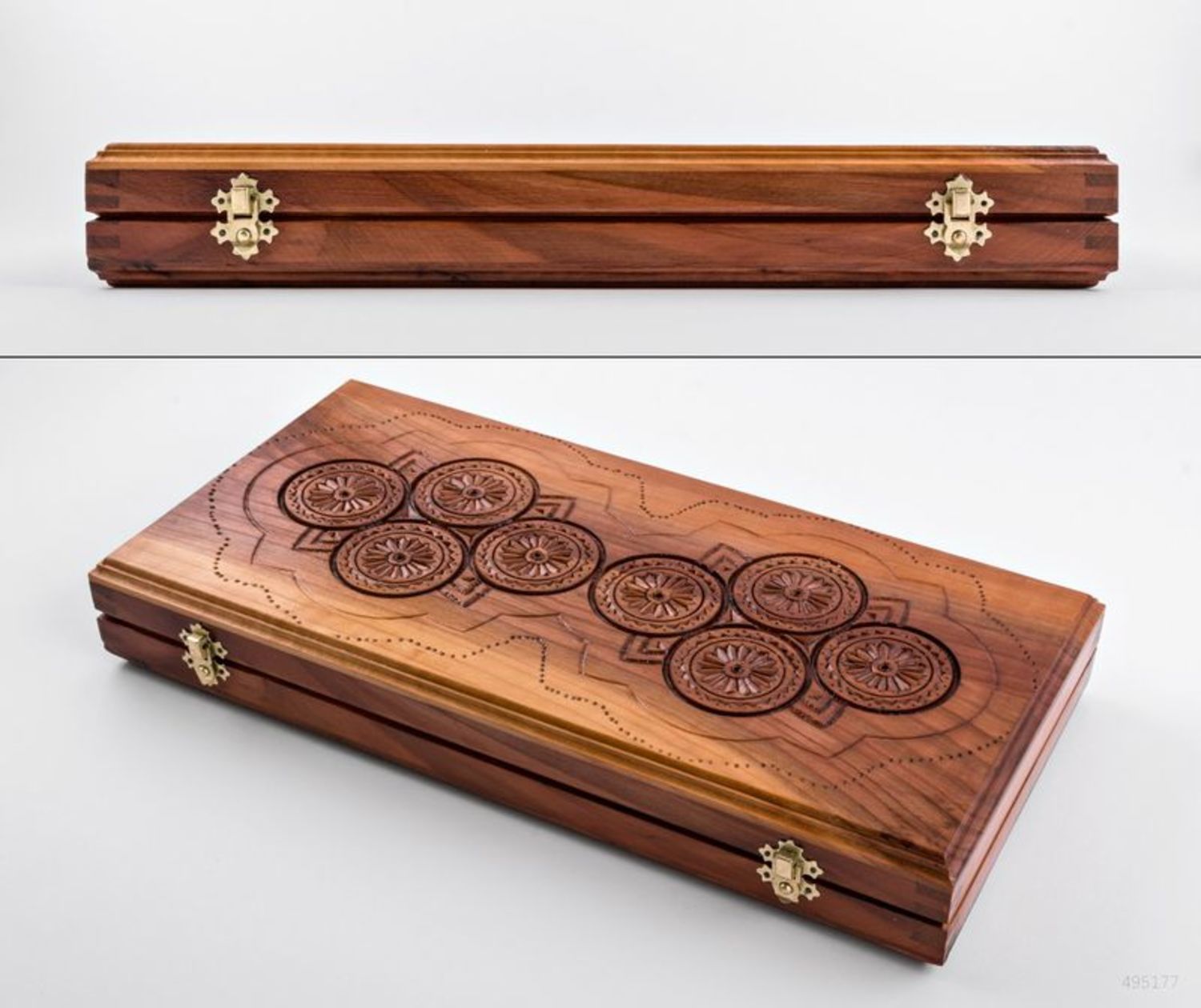 Wooden backgammon  photo 2