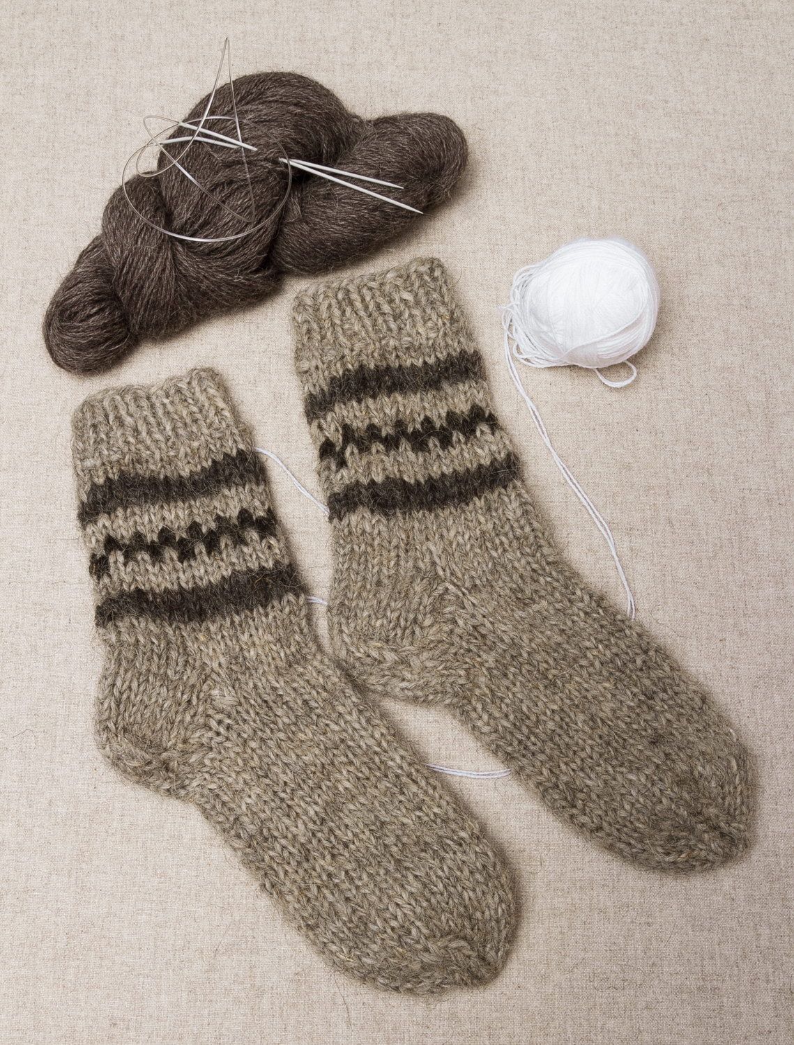 Warm wool socks for men photo 8