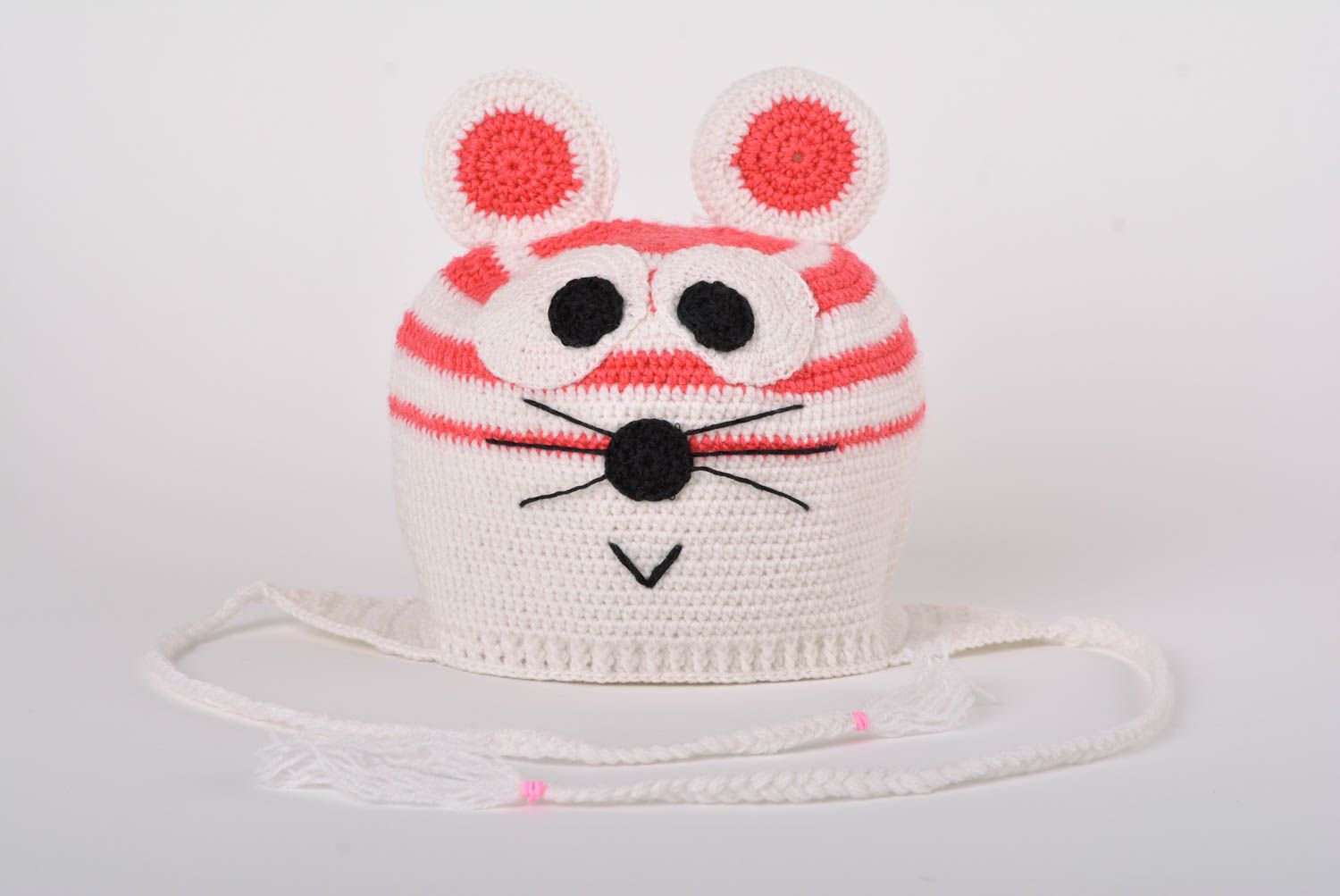 Handmade designer animal cap funny hat for kids designer warm kids cap photo 1