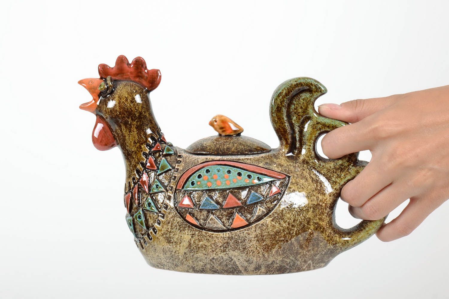 Ceramic teapot and candy dish photo 5