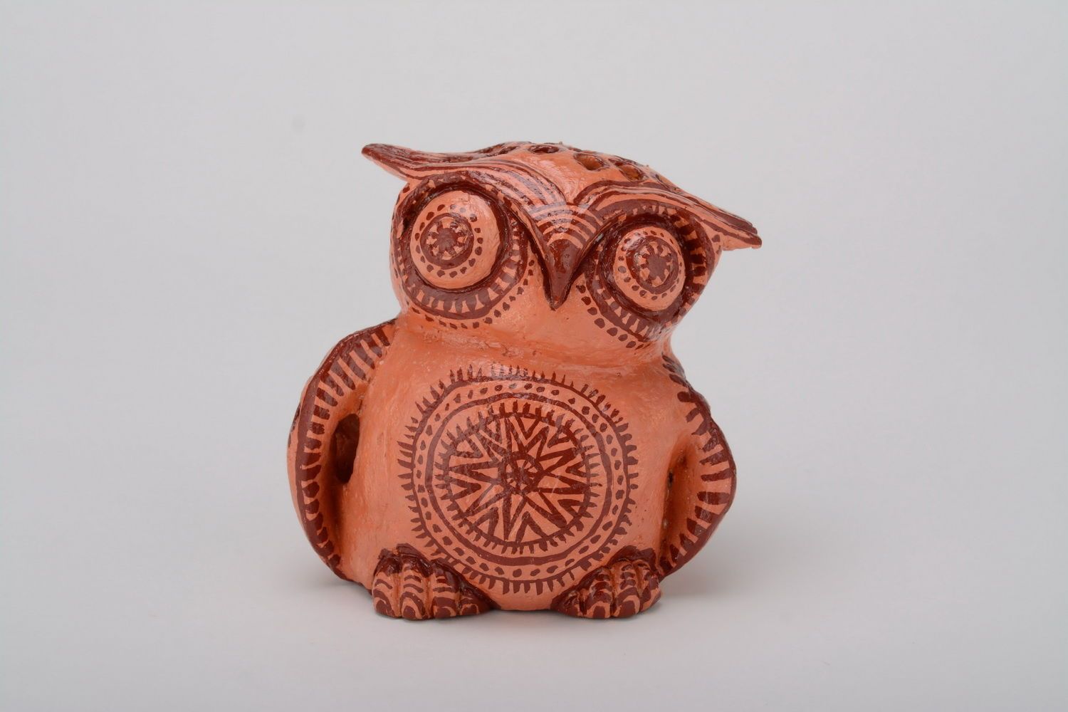 Ceramic pencil holder Owl photo 3
