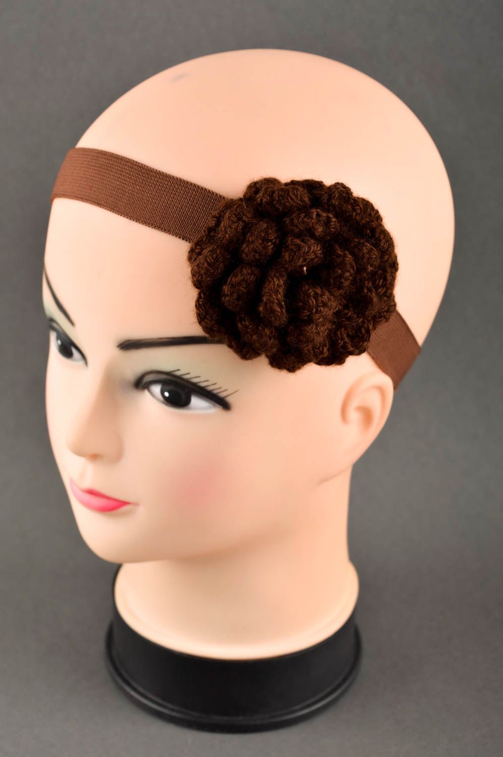 Handmade headband designer hair accessory gift for girls unusual headband photo 1