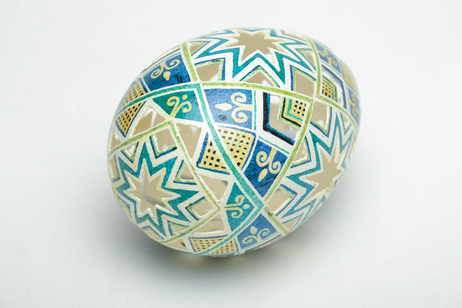 Яйцо с росписью ажурное красивое  фото 3