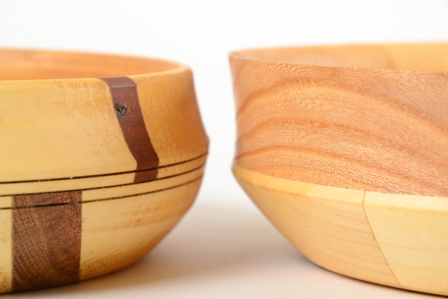 Teller Holz handmade Schüssel aus Holz Schale Holz Geschirr aus Holz Geschenk foto 4