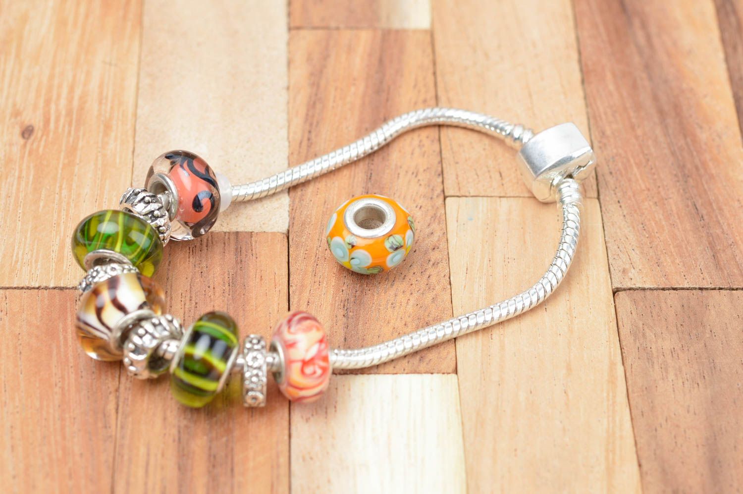 Handmade glass bead lampwork jewelry finding findings for beads hearts ease   photo 4