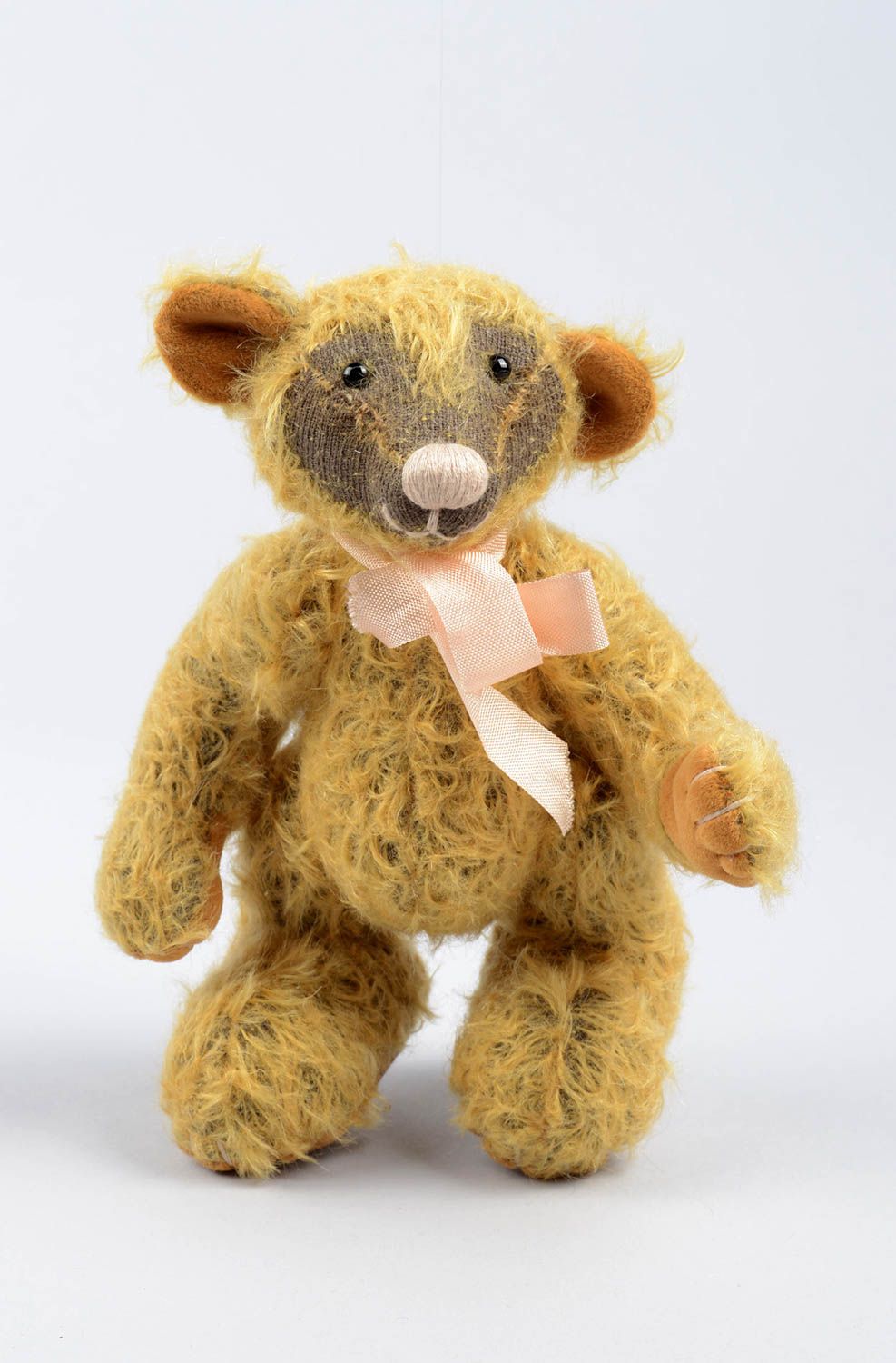Handmade stylish soft toy beautiful interior toy textile toy present for kids photo 1