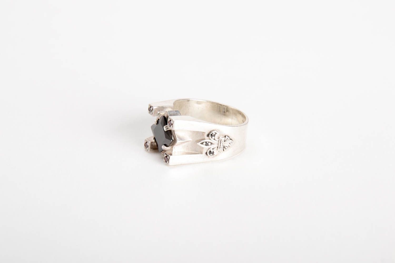Украшение ручной работы серебряное кольцо подарок для мужчины королевский фото 2