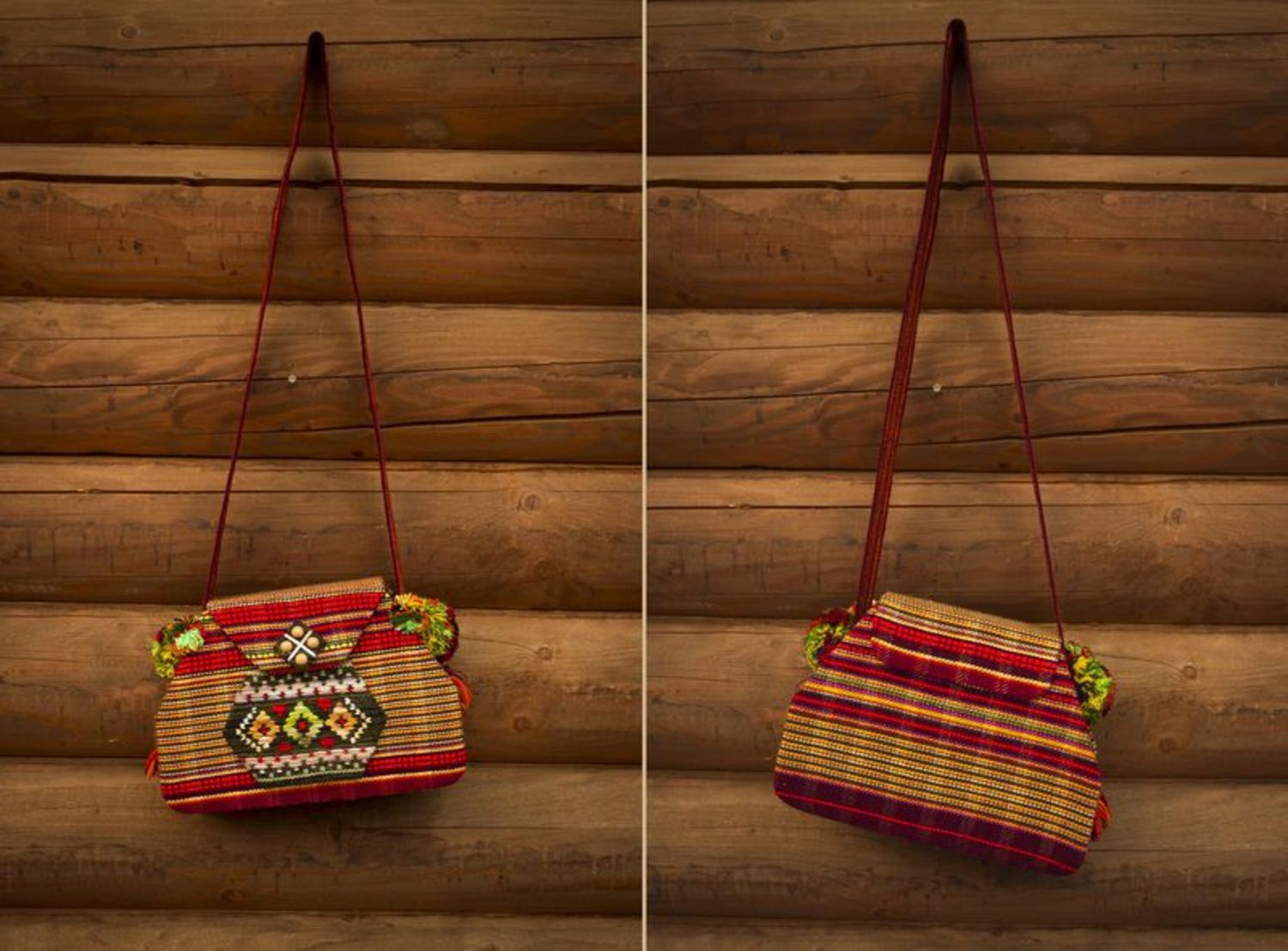 Ethno-bag made of linen  photo 1