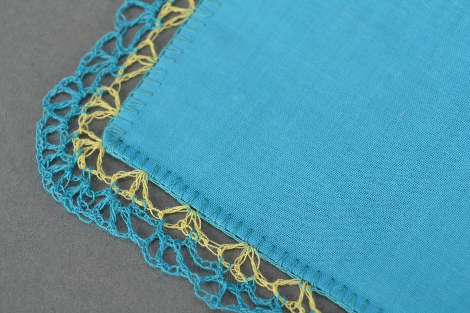 Blue handkerchief photo 3