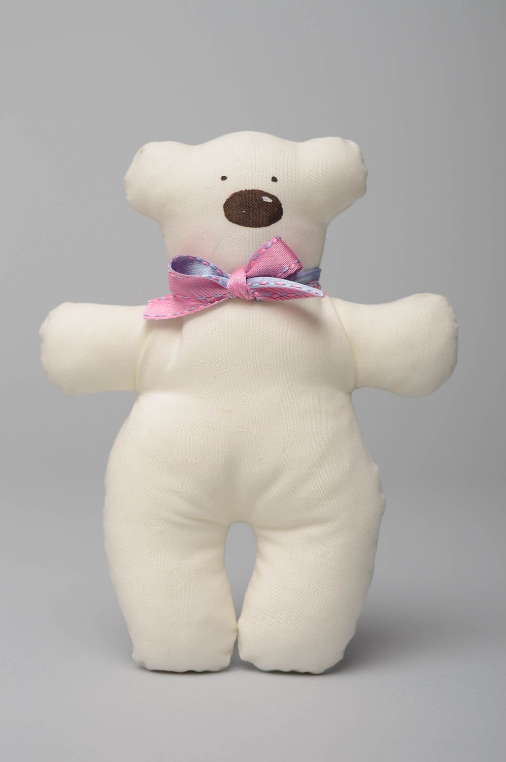 Handmade soft fabric toy Polar Bear photo 1