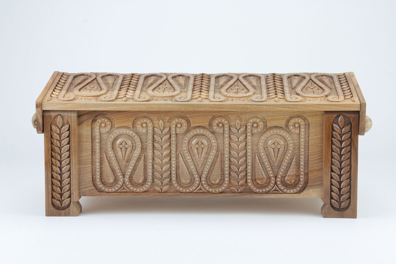 Scatola di legno fatta a mano cofanetto intarsiato scrigno bello da donna
 foto 4