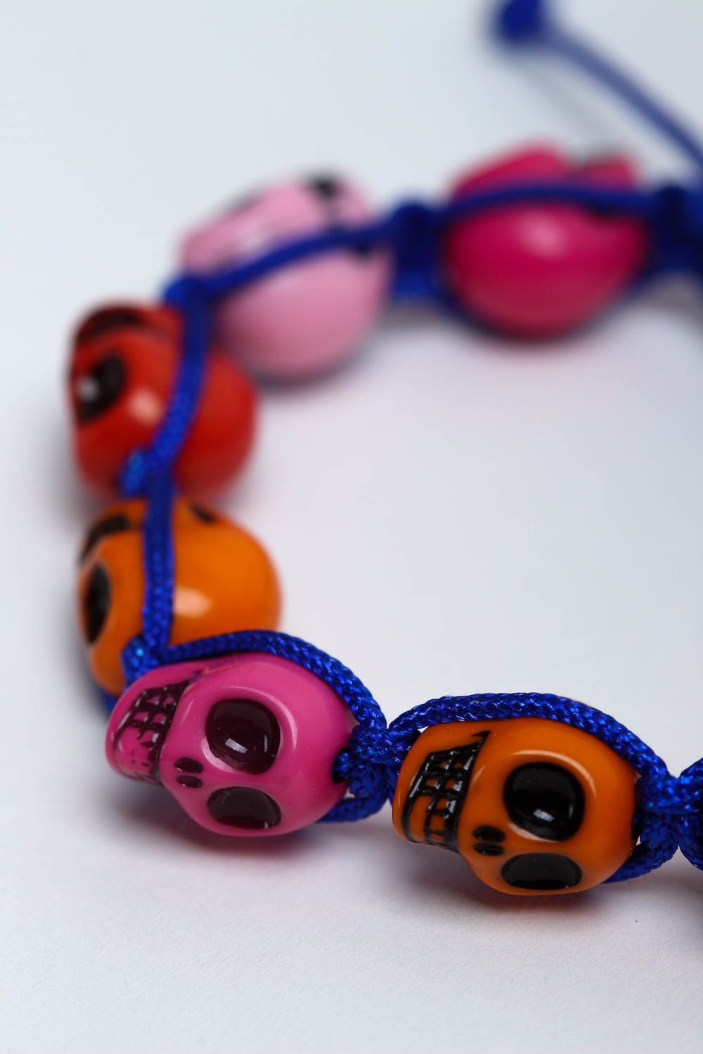 Handmade bracelet with beads stylish designer bracelet woven bracelet for women photo 3
