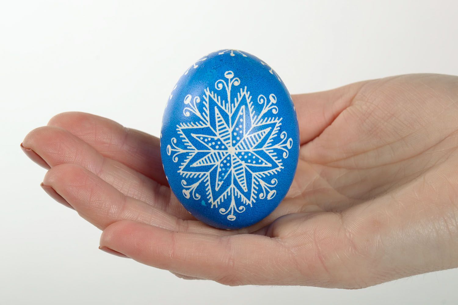 Homemade painted egg for New Year photo 5