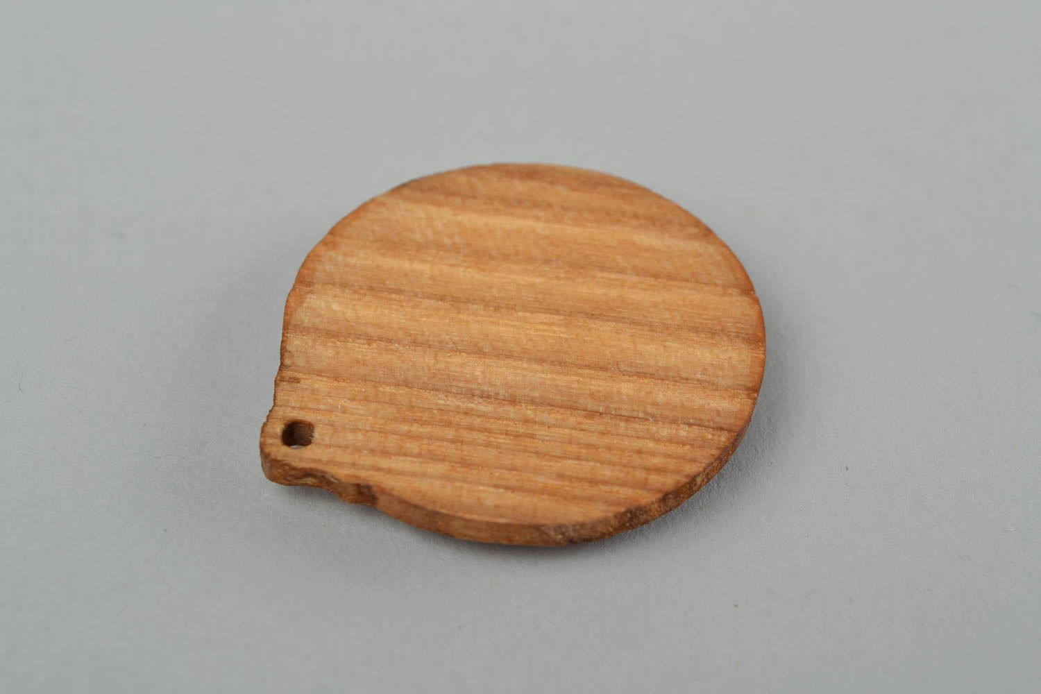 Carved pendant made of ash wood Slavonic pendant amulet with symbol Berezha photo 5