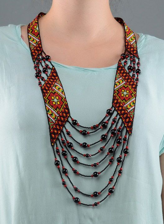 Guerdan Collier traditionnel ukrainien en perles photo 4