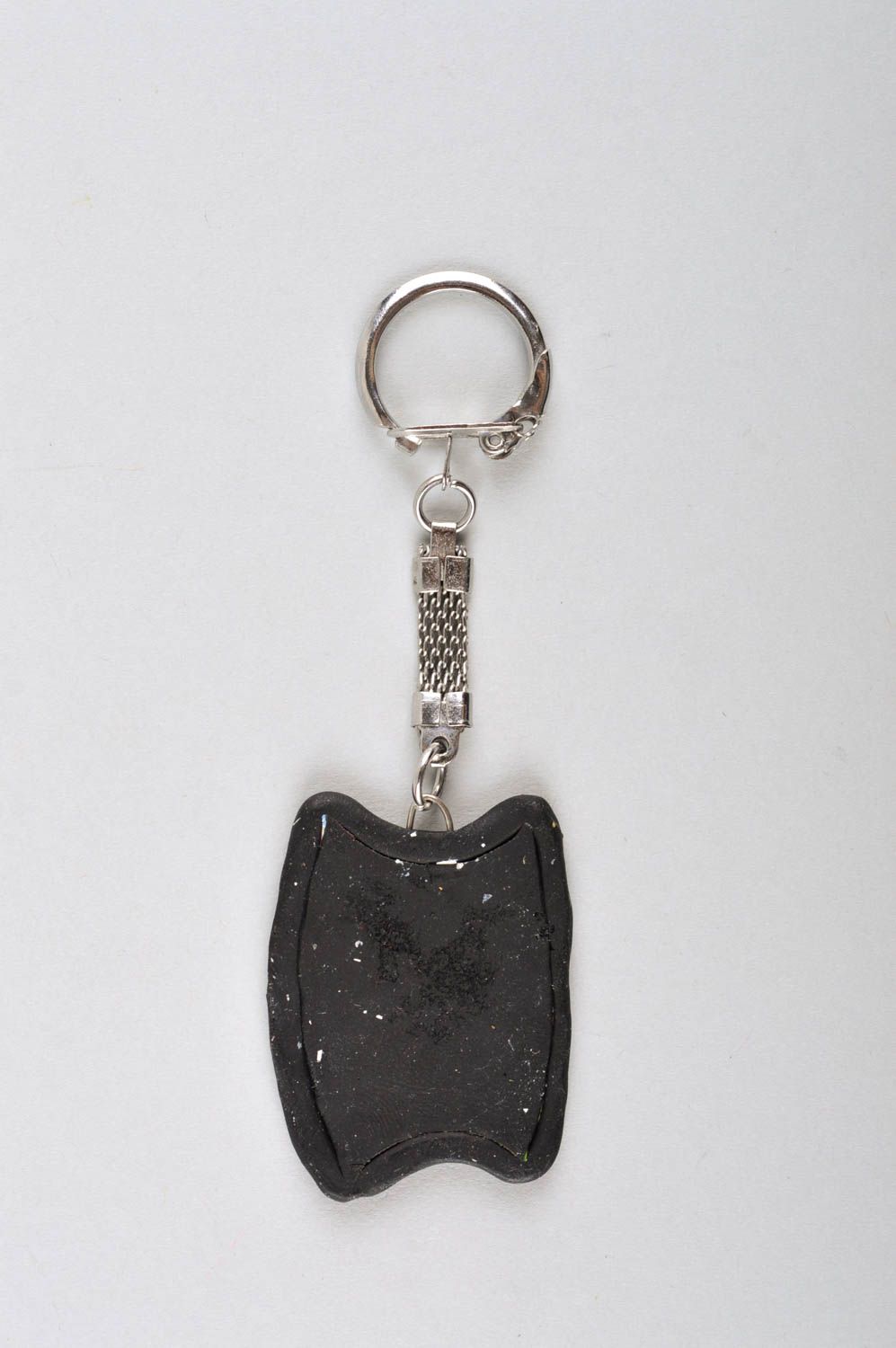 Kleiner Schlüsselanhänger aus Polymerton Schlüssel Schmuck Geschenk handmade  foto 3