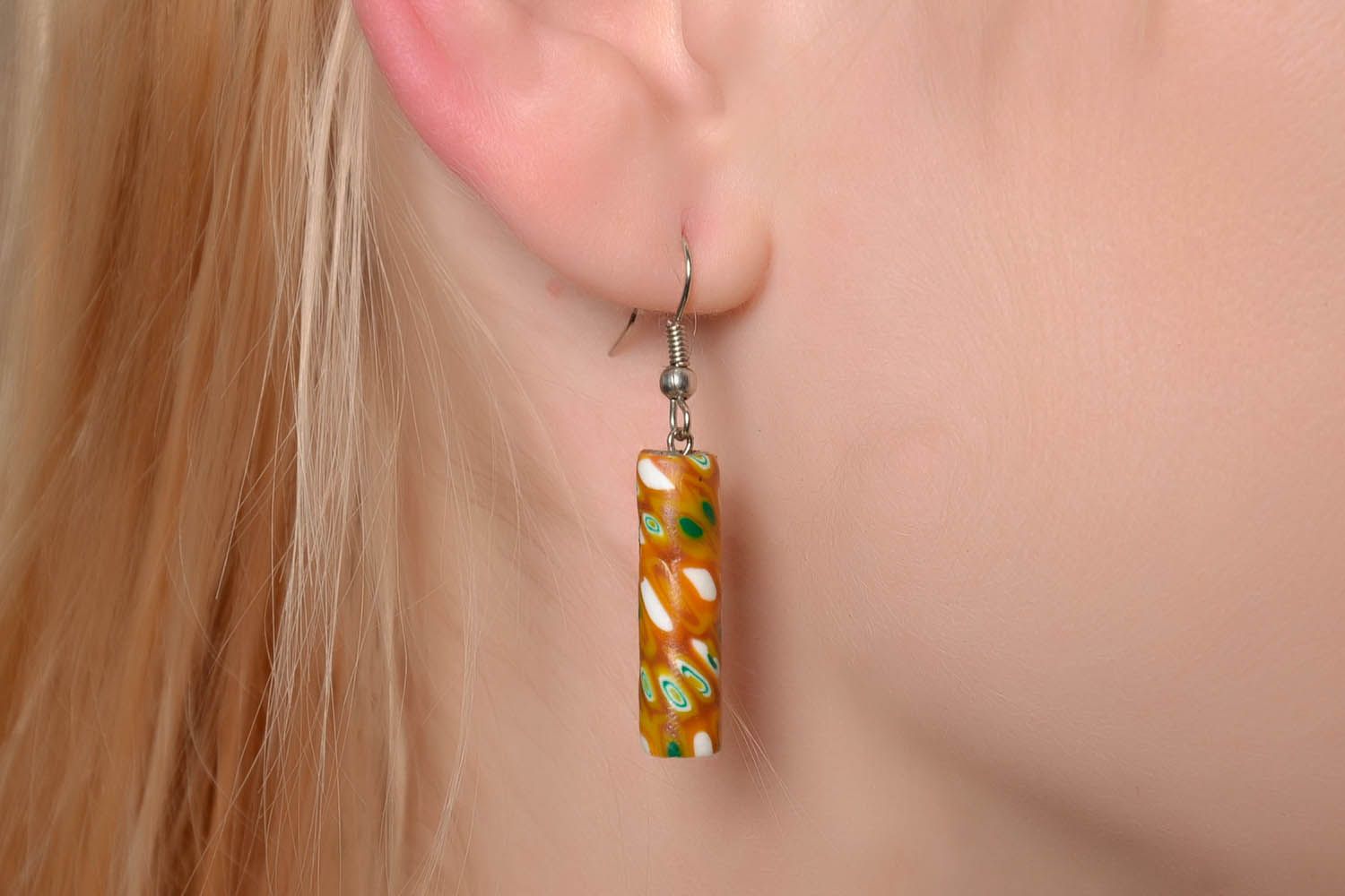 Earrings Made of Polymer Clay Lollipops photo 4