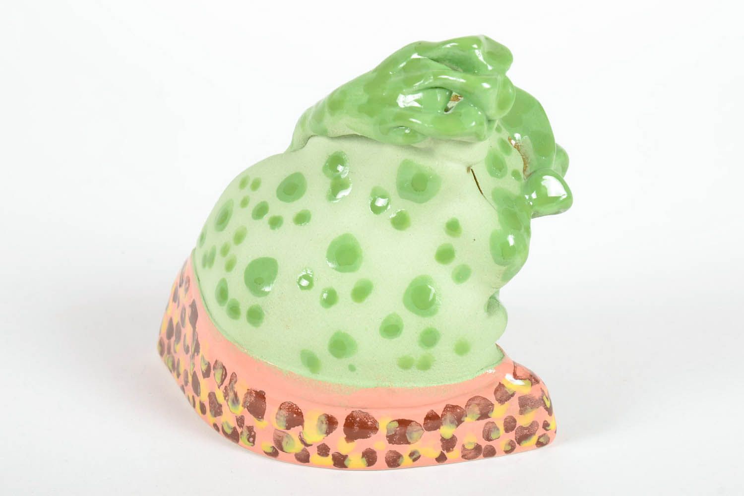 Hucha de cerámica de casa Mister Frog foto 3