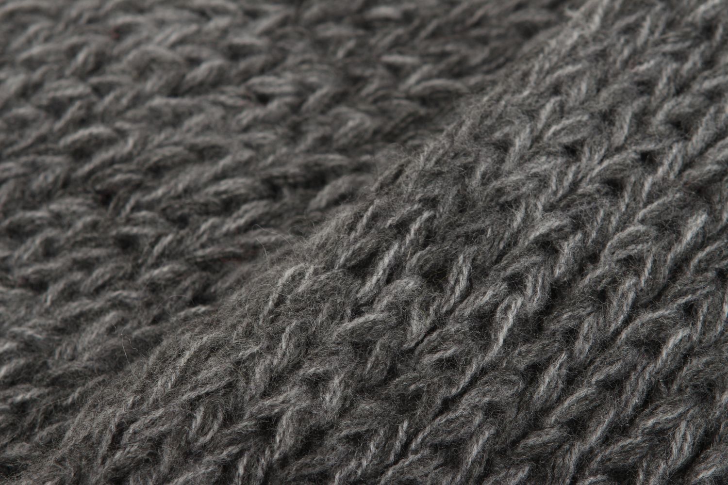 Bufanda tejida de lana y plumón prenda de moda accesorio de invierno para mujer  foto 4