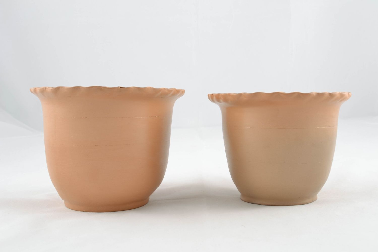 Macetas de cerámica, dos piezas foto 3
