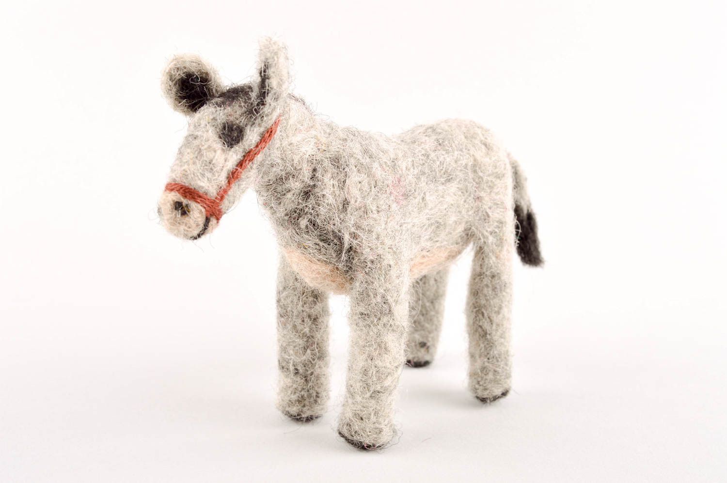 Kleinkinder Spielzeuge handmade Kuscheltier Esel Geschenk für Kinder Haus Deko foto 2