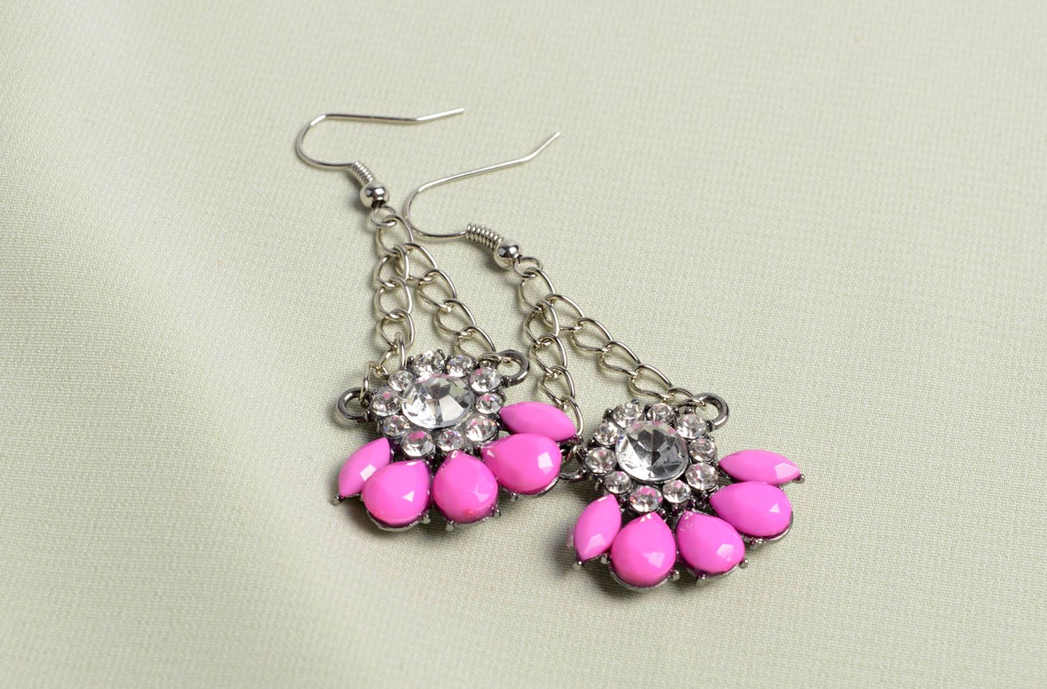 Dangling earrings handmade jewellery fashion earrings designer accessories photo 5