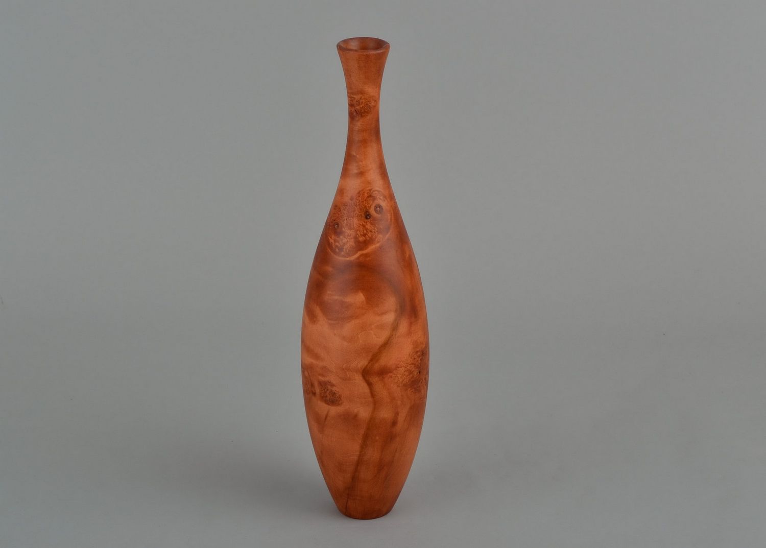 Vaso decorativo de madeira de sicômoro foto 4