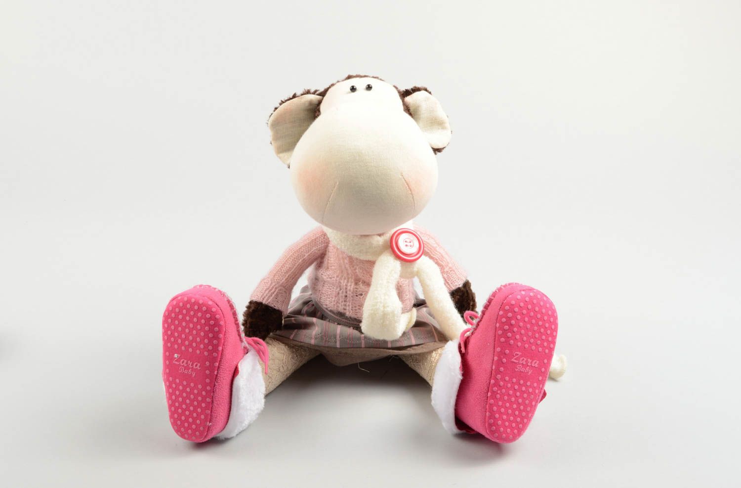Handmade toy stuffed monkey designer toy soft toy for home decoration nice gift photo 3