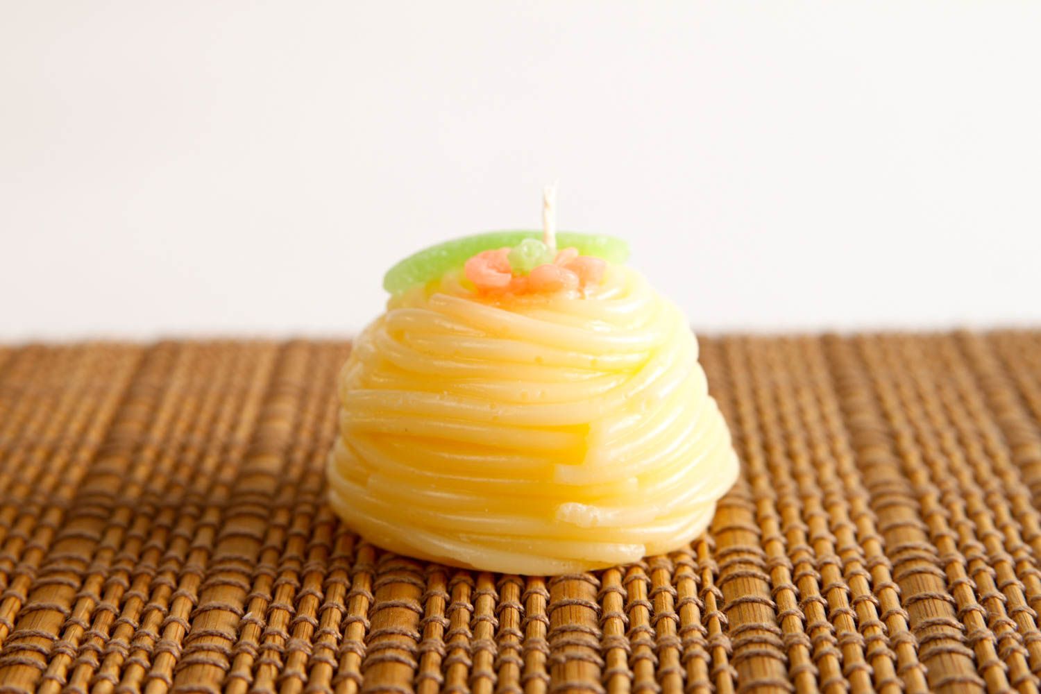 Little cup cake candle spaghetti cake candle cute girls' gift 1,91 inches, 0,08 lb photo 1