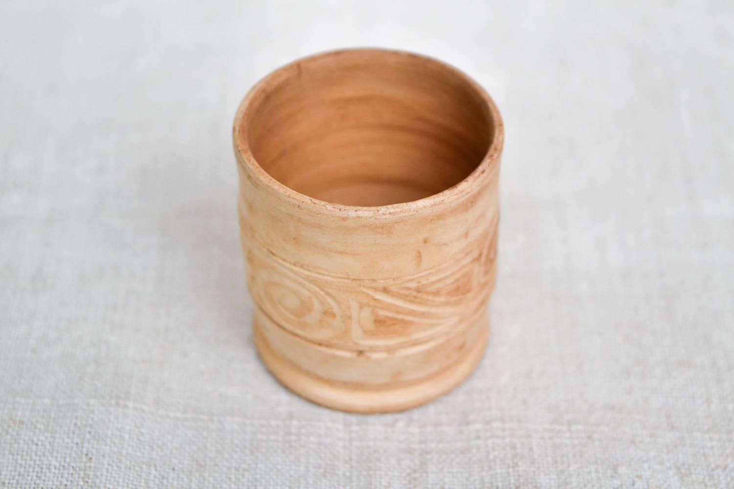 Vaso de chupito hecho a mano regalo original vasija de cerámica para tomar vodka foto 4