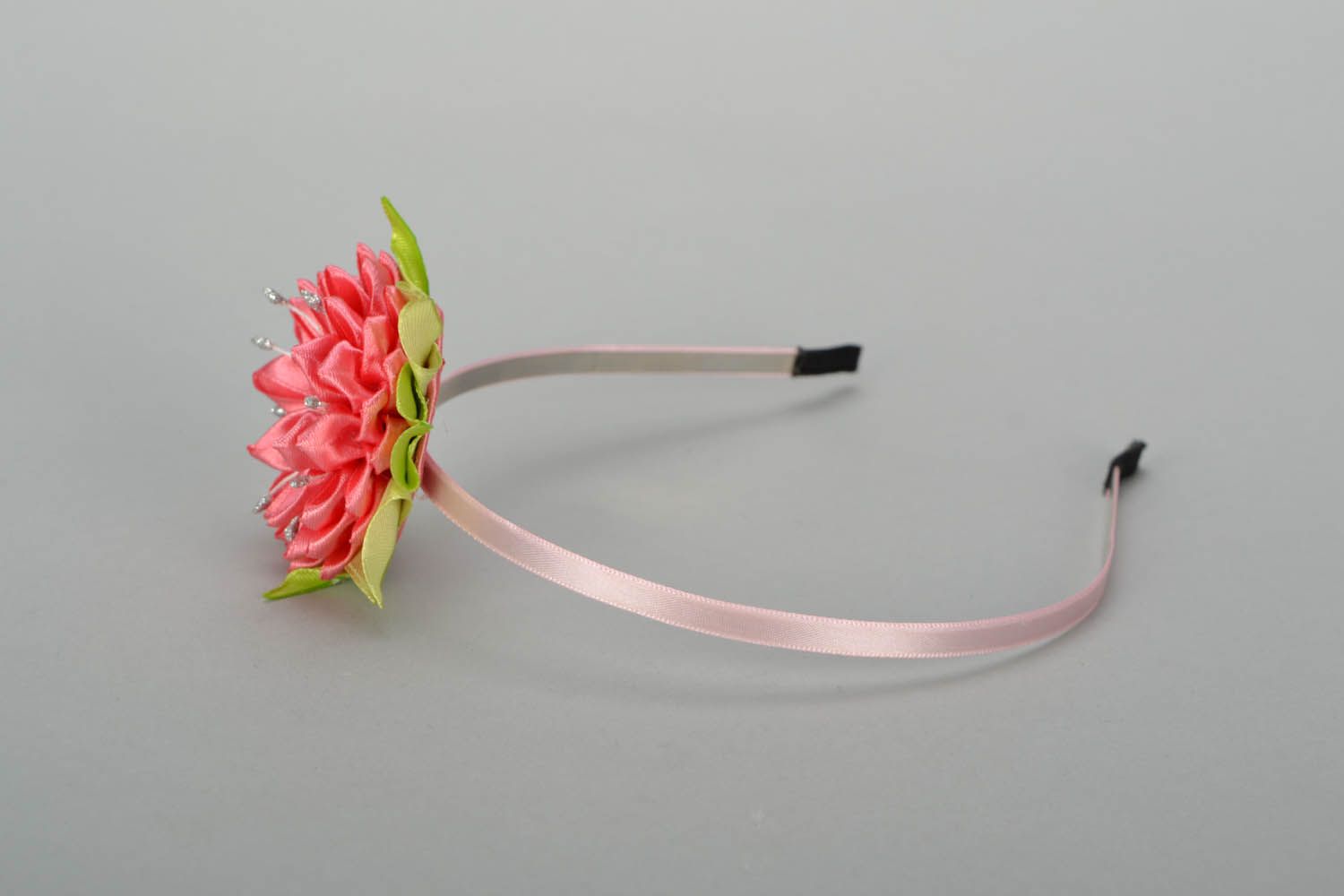 Hair band with big flower  photo 4