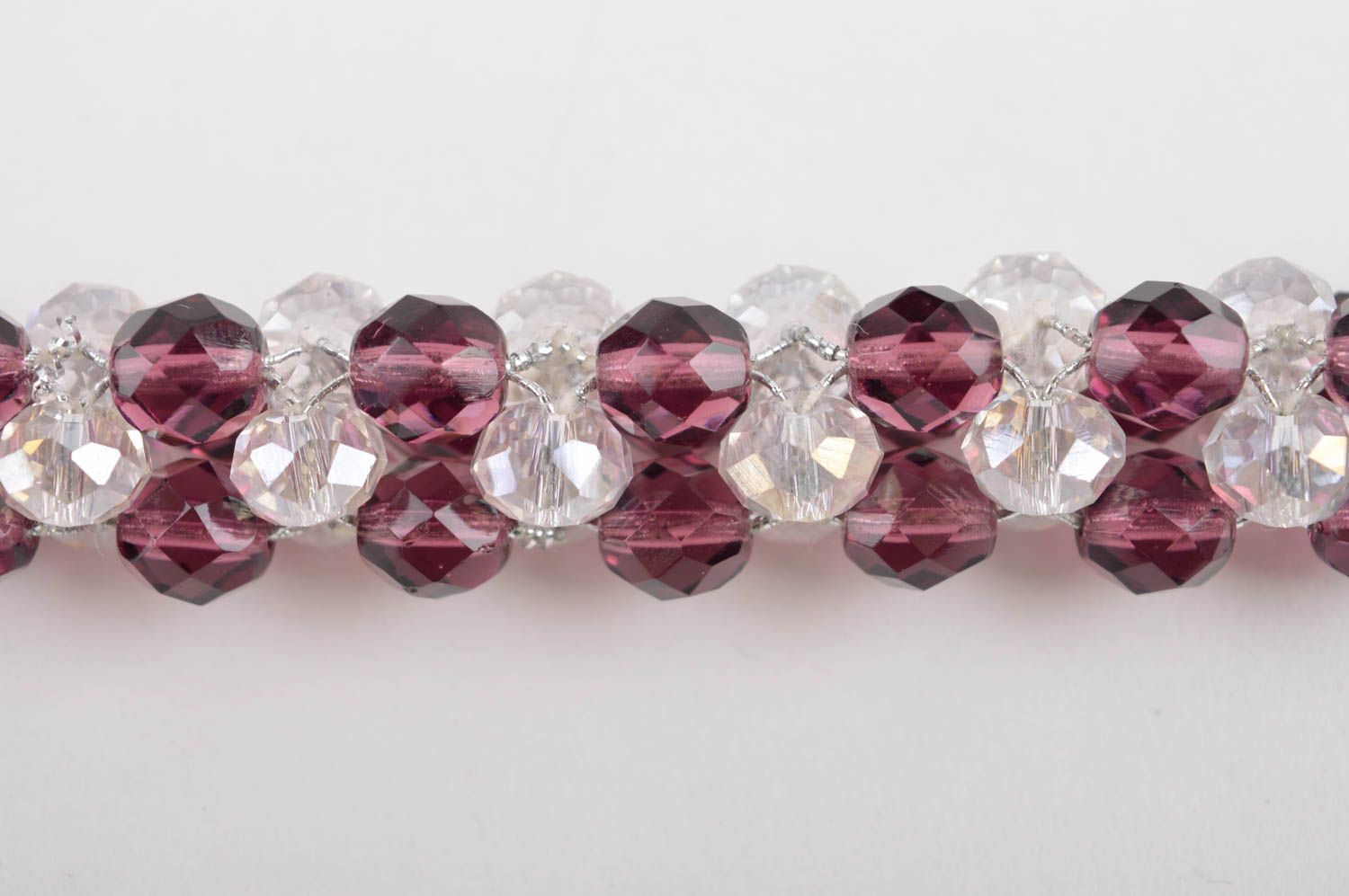 Collier cristal de roche Bijou fait main de soirée design Cadeau pour femme photo 4