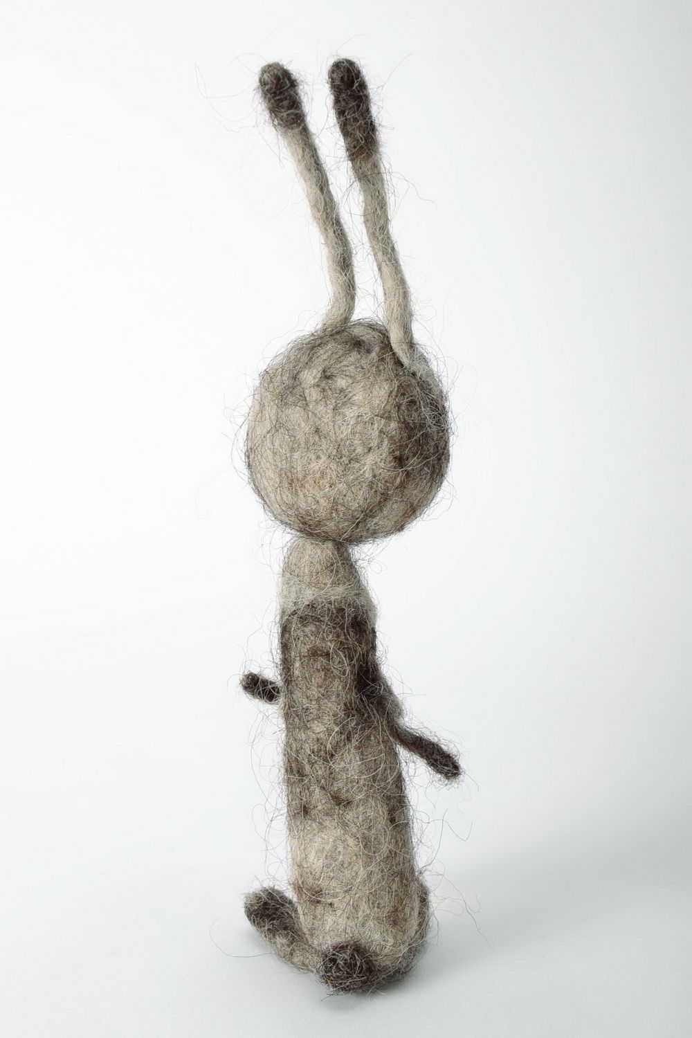 Toy in the technique of felting Bunny photo 5