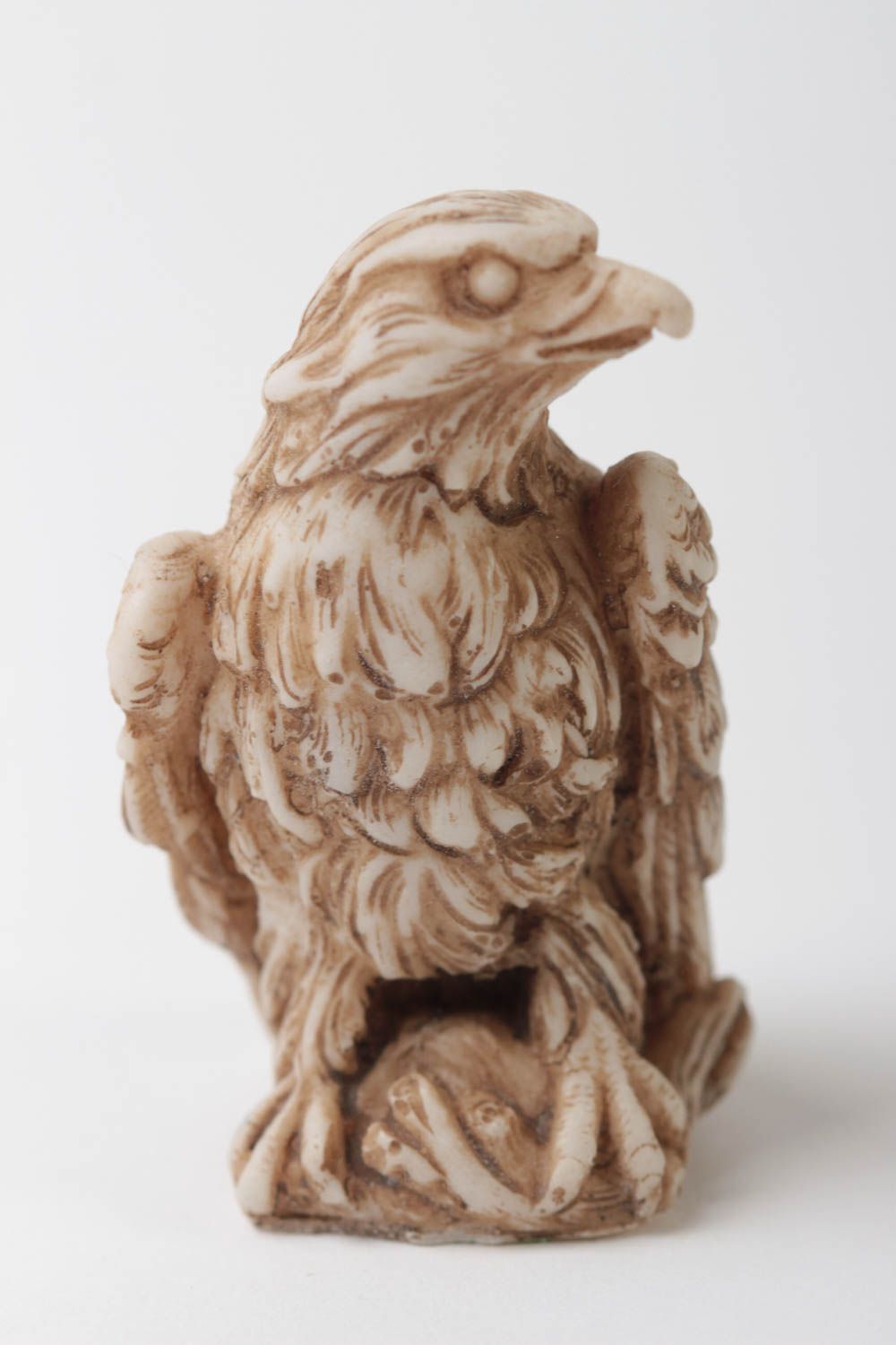 Handmade resin figurine marble powder statuette home decor ideas eagle figurine photo 5
