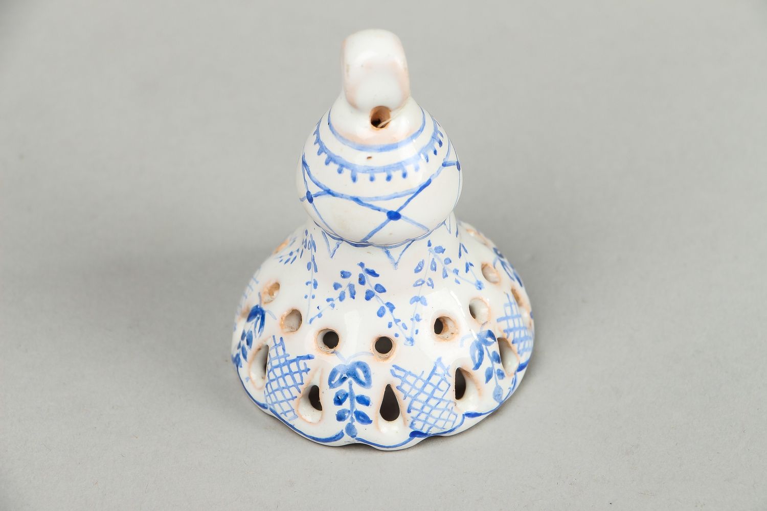 Декоративный керамический колокольчик  фото 2