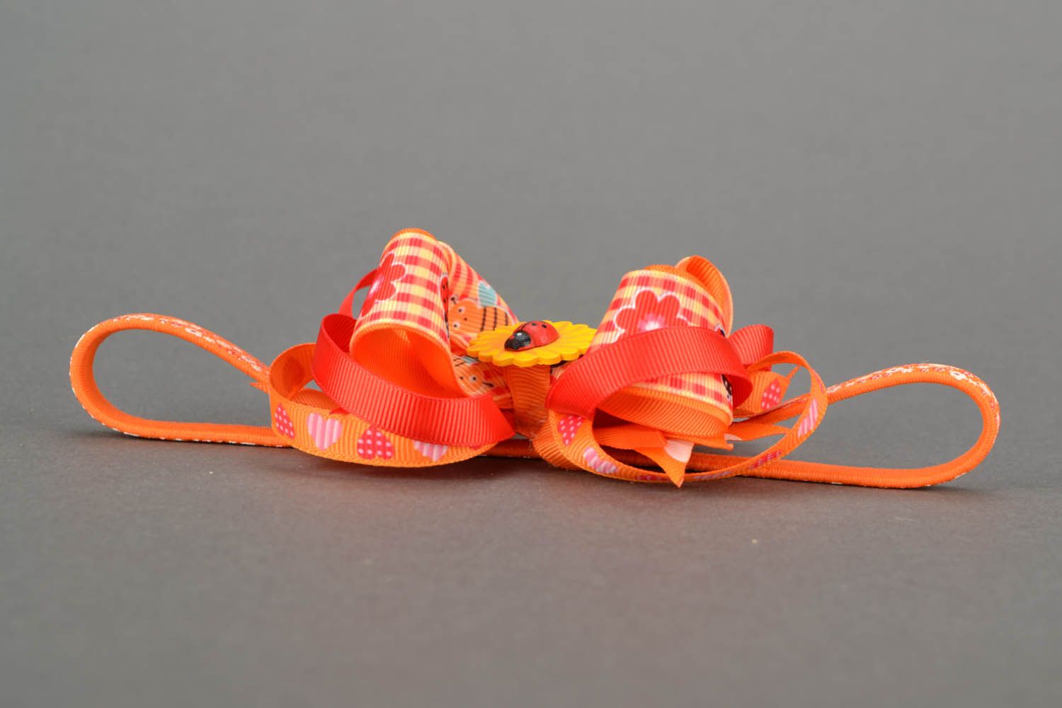 Homemade children's headband Ladybug photo 4