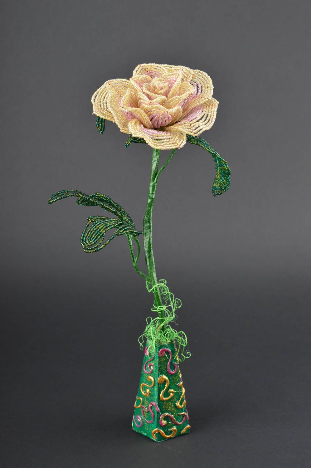 Handmade Künstliche Rose Blumen Dekoration Tischdeko Blume künstliche Blume foto 1